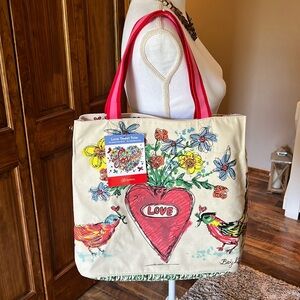 NWT Brighton “Love Tweet” Tote